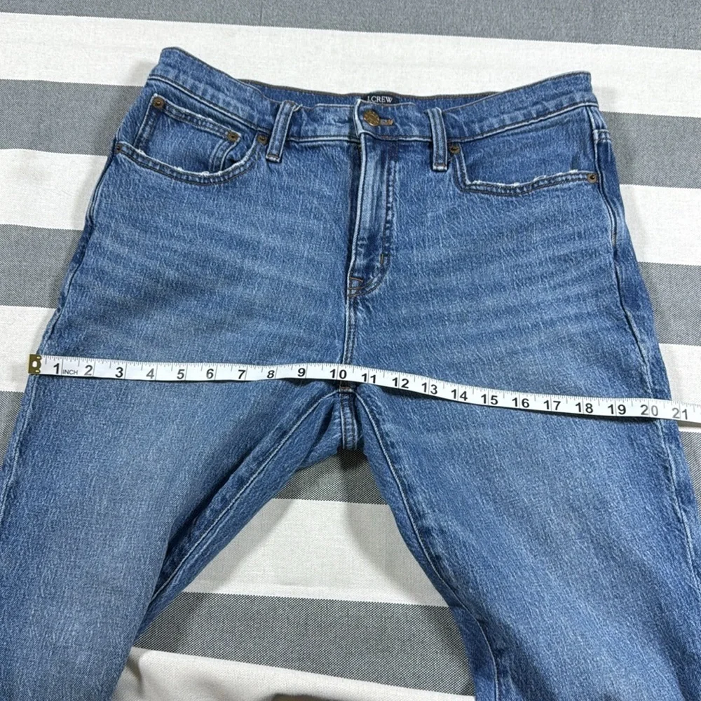 J. Crew Slim Boyfriend High-Waisted Blue‎ Denim Ankle Jeans Women’s Sz 29